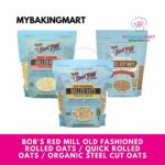 Bob's Red Mill Rolled Oats Old Fashioned / Rolled Quick (Expiry Date 2Mar2024) / Organic Steel Cut Irish Oats