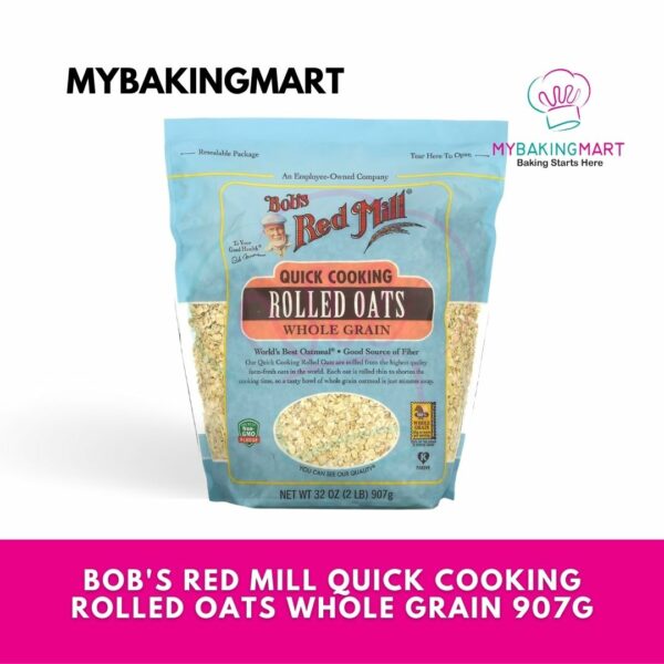 Bob's Red Mill Rolled Oats Old Fashioned / Rolled Quick (Expiry Date 2Mar2024) / Organic Steel Cut Irish Oats - Image 3