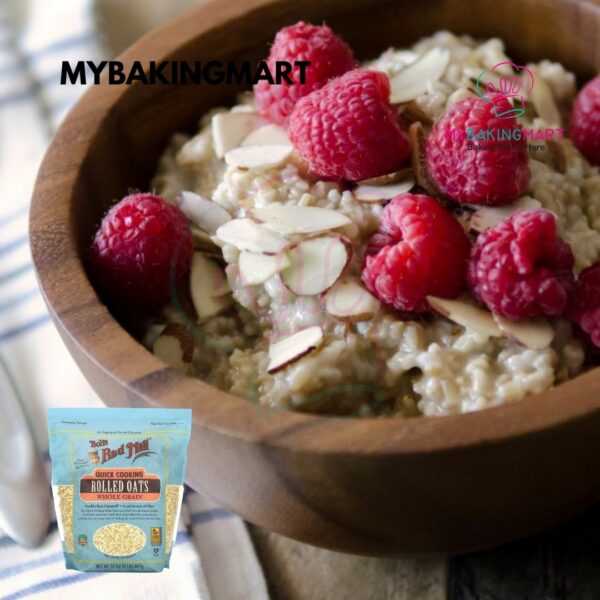 Bob's Red Mill Rolled Oats Old Fashioned / Rolled Quick (Expiry Date 2Mar2024) / Organic Steel Cut Irish Oats - Image 6