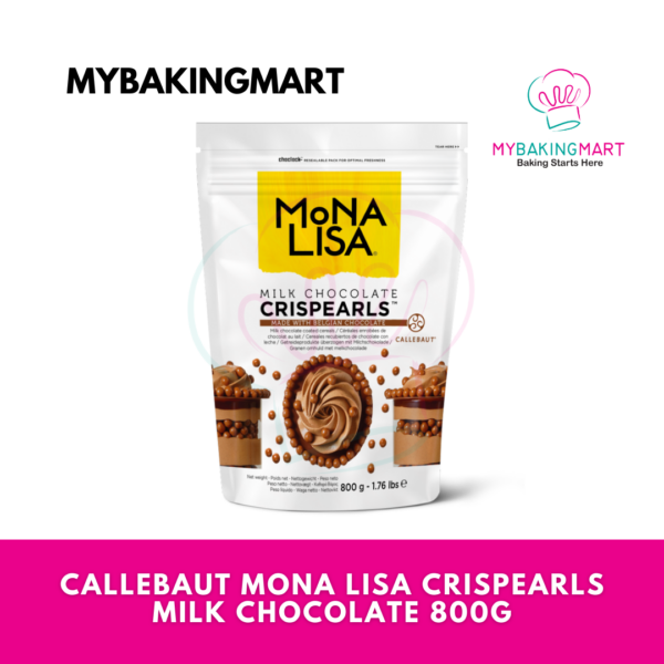 Callebaut Crispearls™ Mona Lisa Dark / Milk / White Chocolate 800g - Image 5