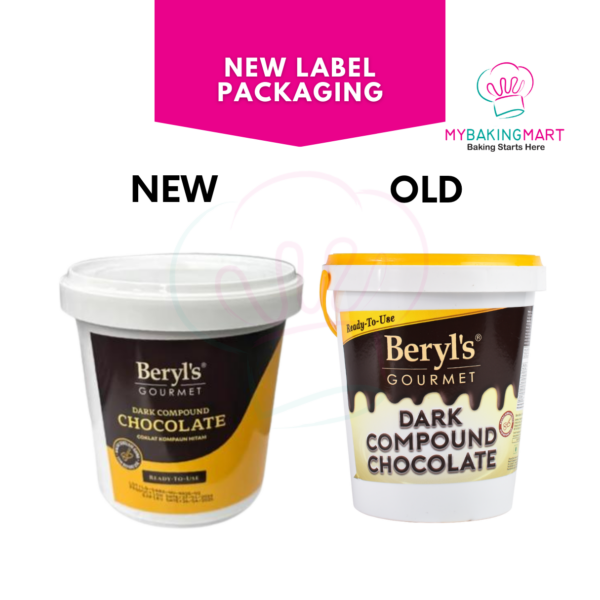 Beryl's Gourmet Milk/Dark Compund Chocolate Liquid 1kg - Image 2