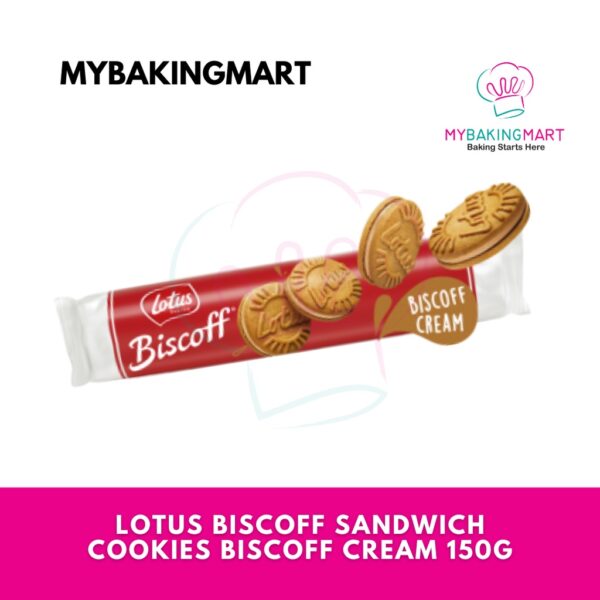 Lotus Biscoff Caramelised Sandwich Biscuits Cookies 15's (150g) ( Biscoff Cream / Milk Chocolate / Vanilla) - Image 2