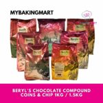Beryl's Compound Dark/ Milk/ White Chocolate / Chocolate Chip 1kg / 1.5kg