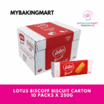 Lotus Biscoff Biscuits 250g Carton (10 packs x 250g)