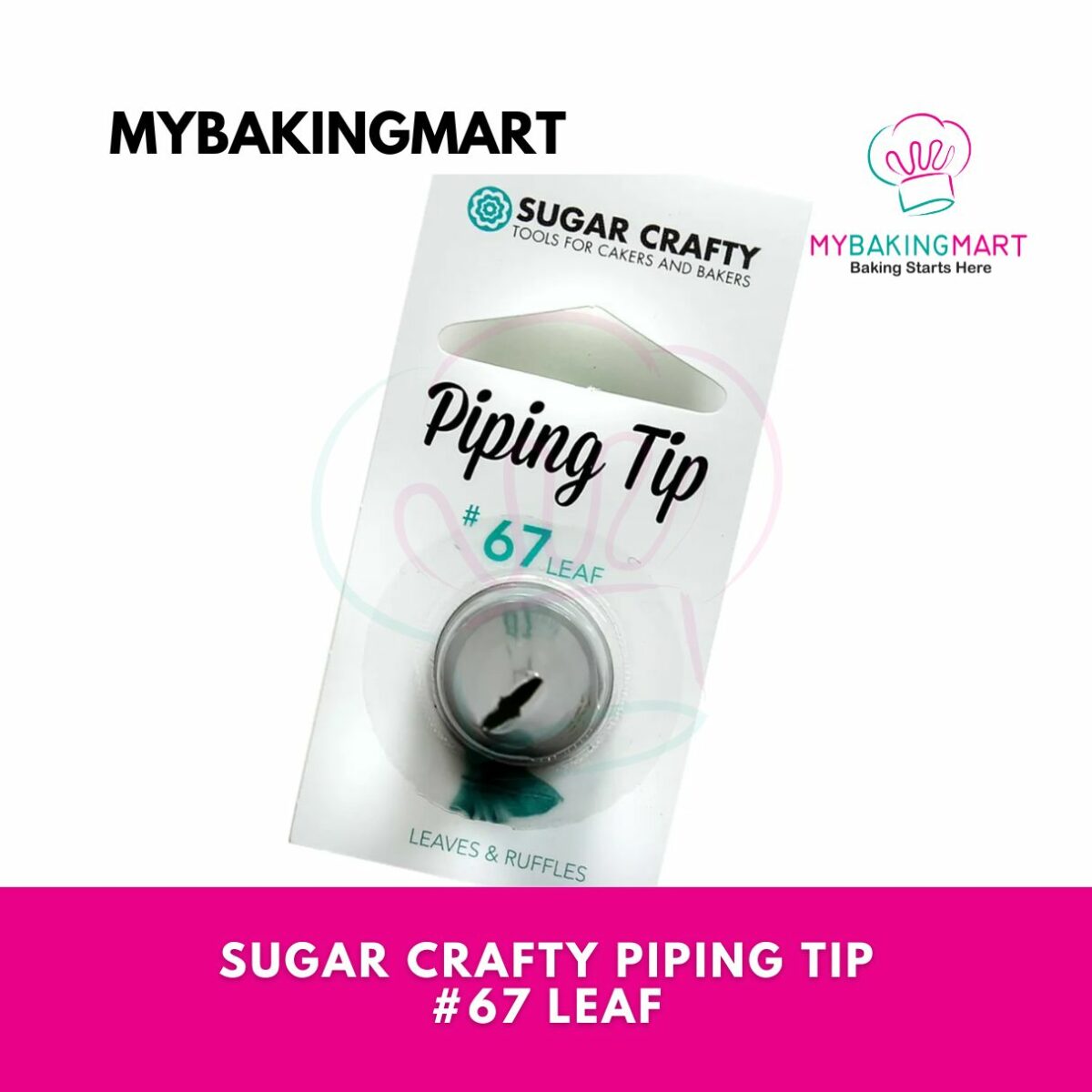 Sugar Crafty Piping Tip #67 Leaf - Image 1