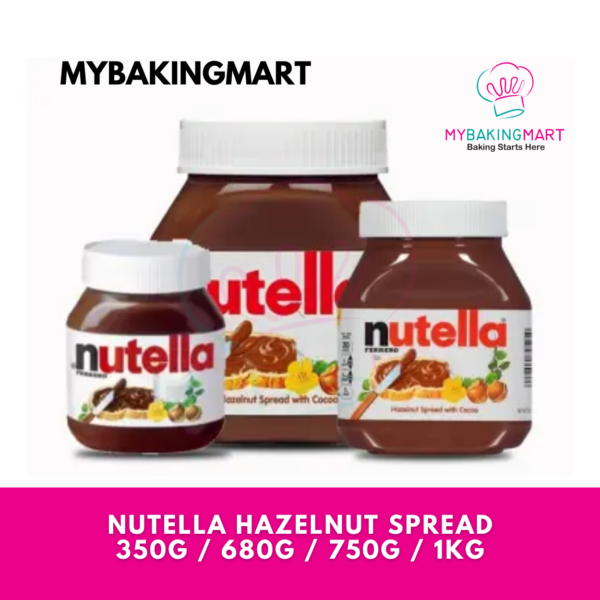Nutella Hazelnut Spread 350g / 680g / 750g (Expiry Date: 28 Feb 2024) / 1kg