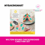 Wilton Round Checkerboard Cake Pan Set