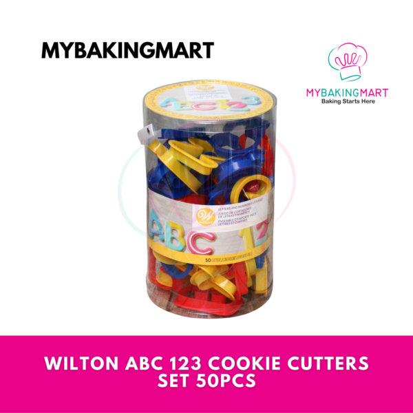 Wilton ABC 123 Cookie Cutters