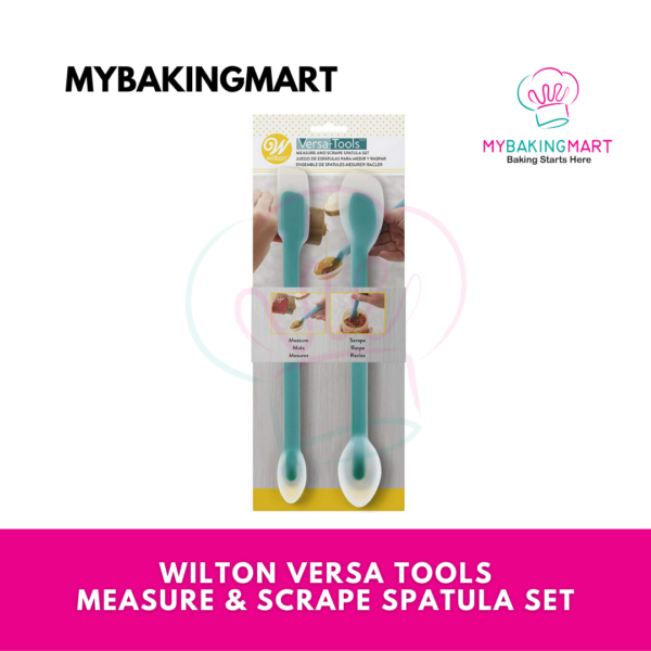 Wilton Versa Tools Measure & Scrape Spatula Set