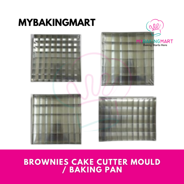 Aluminium Brownies Cake Cutter Pan