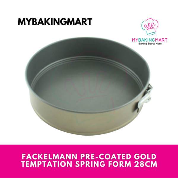 Fackelmann Pre-Coated Gold Temptation Spring Form 28cm