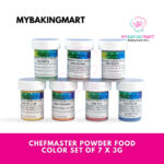 Chefmaster Powder Color Set of 7 color (3g each)