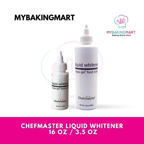 Chefmaster Liquid Whitener 16 Oz/3.5 Oz