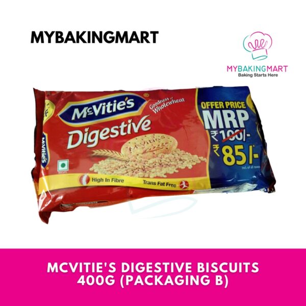 McVitie's Digestive Biscuit 400g - For cheesecake base - Image 3