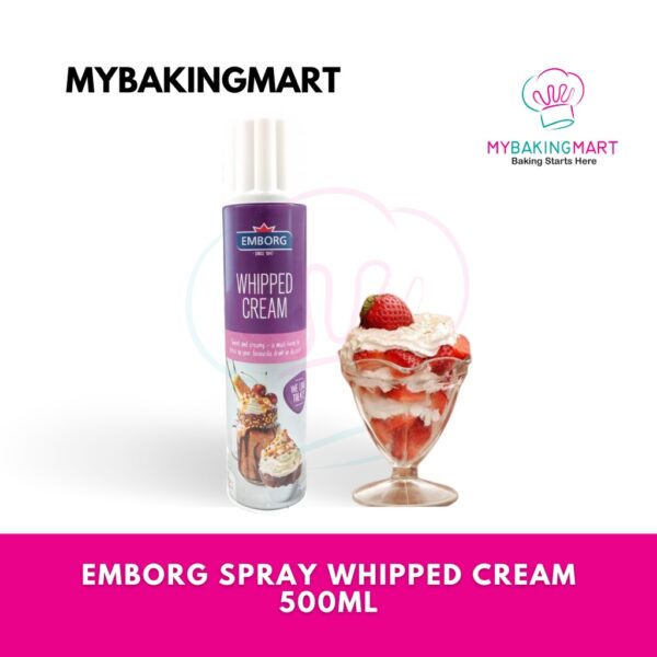 Emborg Spray Whipped Cream 500ml
