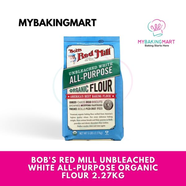Bob's Red Mill Organic Unbleached White All-Purpose Flour 2.27KG