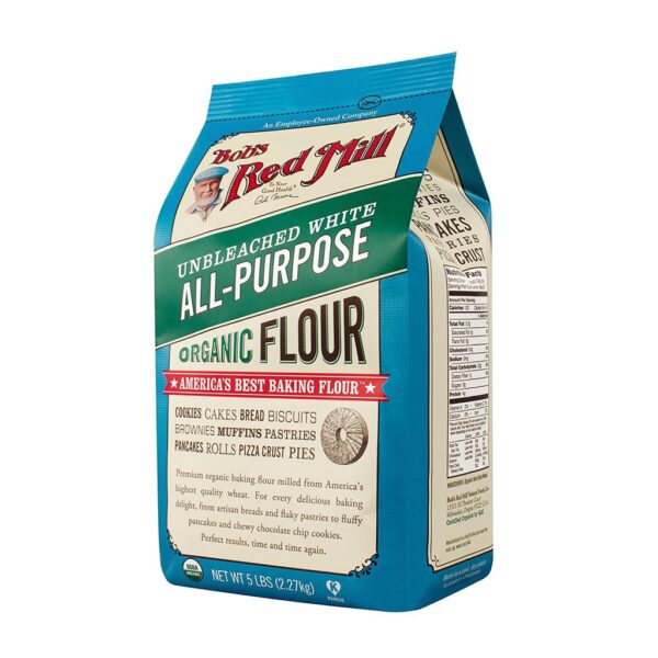 Bob's Red Mill Organic Unbleached White All-Purpose Flour 2.27KG - Image 2