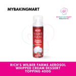 Rich's Wilber Farms Aerosol Whipped Cream Dessert Topping 250g & 400g - Image 2