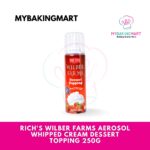 Rich's Wilber Farms Aerosol Whipped Cream Dessert Topping 250g & 400g - Image 3