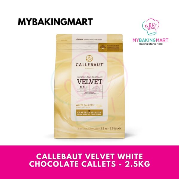 Callebaut Finest Belgian White Chocolate W2/Velvet 2.5kg - Image 3