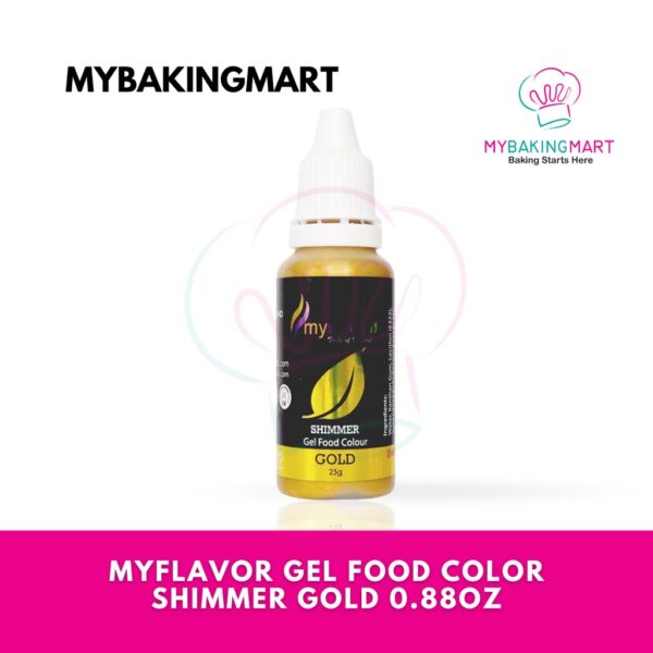 Myflavor Gel Food Colour Shimmer Series (Set of 3) - Image 3