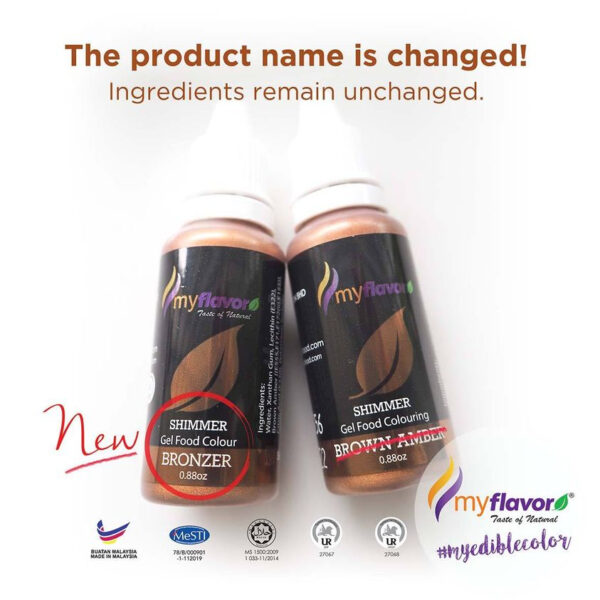 Myflavor Gel Food Colour Shimmer Series (Set of 3) - Image 6