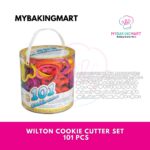 Wilton Cookie Cutter Set - 101 Pcs Icing Cookies Acuan Nombor Huruf