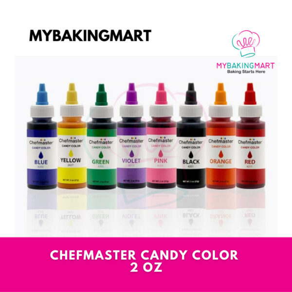 Chefmaster Candy Color Edible Food Coloring 2oz