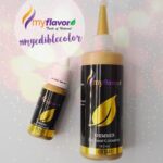 Myflavor Gel Food Color Shimmer Gold 4.2oz - Image 2