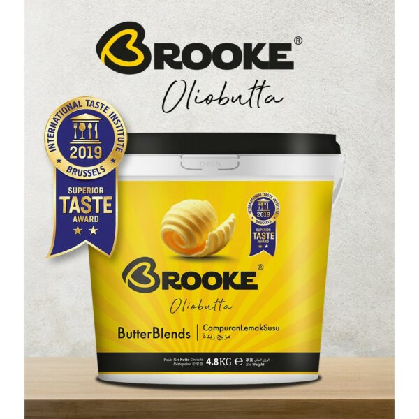 Brooke Butter - Olio Butter (Oliobutta) Butter Blends Margerine 4.8kg - Image 2