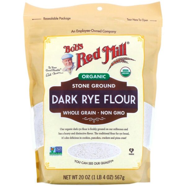 Bob's Red Mill Dark Rye Flour 567g - Image 2