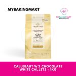 Callebaut W2 White Chocolate 28% 1 Kg Callets