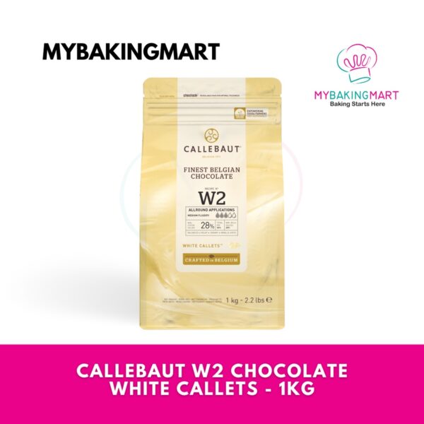 Callebaut W2 White Chocolate 28% 1 Kg Callets