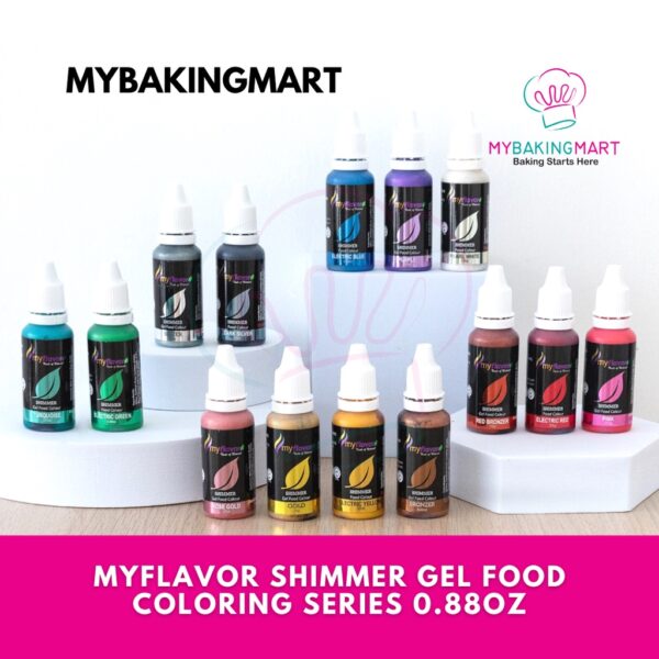 Myflavor Gel Food Colour Shimmer Series 25g