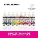 Myflavor Oil Candy Food Colouring Set of 8/10 Colors 25g - Image 2