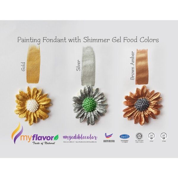 Myflavor Gel Food Colour Shimmer Series 25g - Image 6