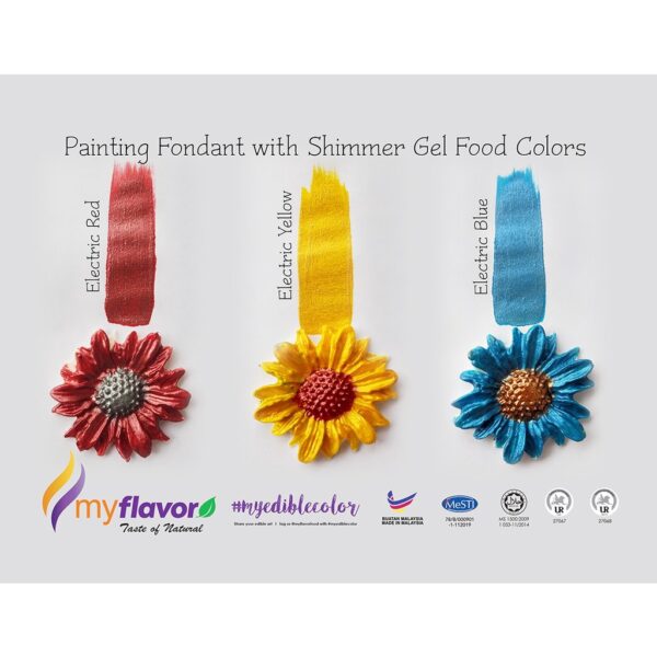 Myflavor Gel Food Colour Shimmer Series 25g - Image 7