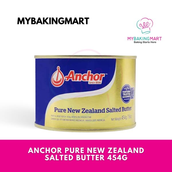Anchor Pure New Zealand Butter / Mentega Anchor (Salted) 454g
