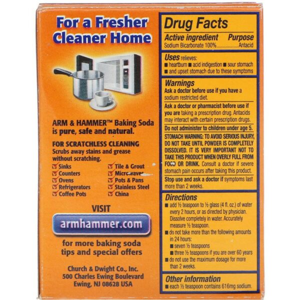 Arm & Hammer Pure Baking Soda 227g - Image 2
