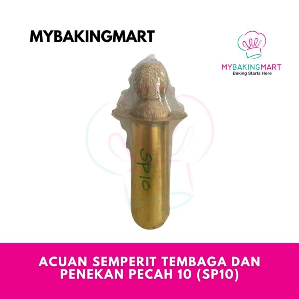FLUFFY Acuan Semperit dan Penekan (SP10/13/15) / Acuan Kuih Raya / Semperit Mould - Copper - Image 2