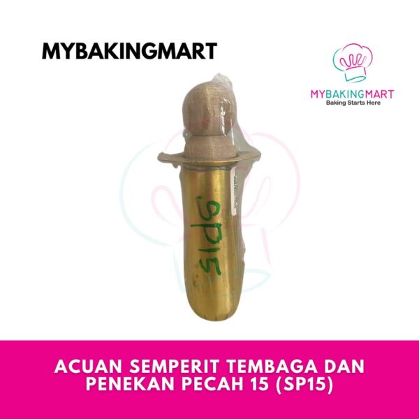 FLUFFY Acuan Semperit dan Penekan (SP10/13/15) / Acuan Kuih Raya / Semperit Mould - Copper - Image 4