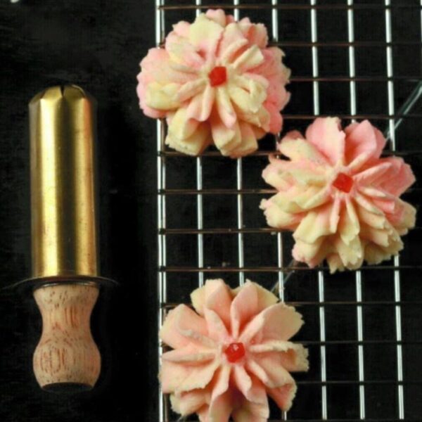 FLUFFY Acuan Semperit dan Penekan (SP10/13/15) / Acuan Kuih Raya / Semperit Mould - Copper - Image 6