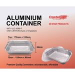 Crystal Wrap Aluminium Container With LID 4369-P (10 sets) - Image 2