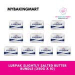 Bundle Lurpak Slightly Salted Butter 250g x 10