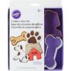 Wilton Pet Theme Cookie Cutter Set 4 pcs
