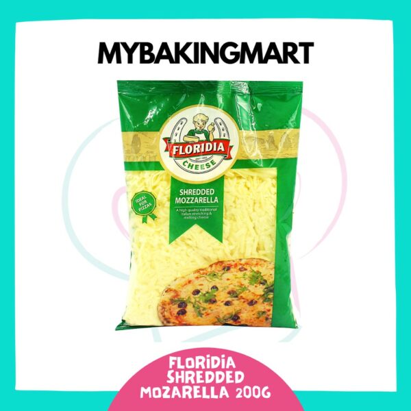 Floridia Shredded Mozarella Cheese 200g/500g/2kg