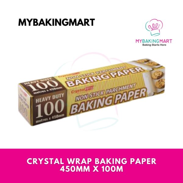 Crystal Wrap Baking Paper 450mm x 100m