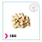 FLUFFY Cashew Nut Whole 1kg W320 - Raw, Plain & Soft / Gajus Mentah Biji
