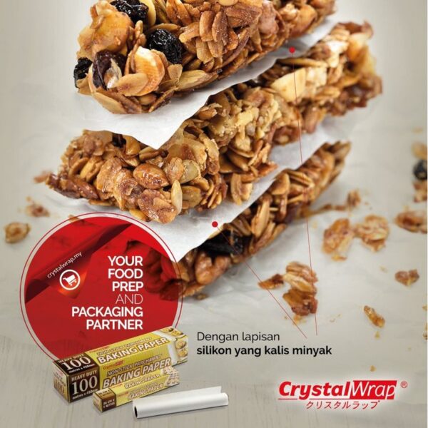 Crystal Wrap Baking Paper 450mm x 100m - Image 4