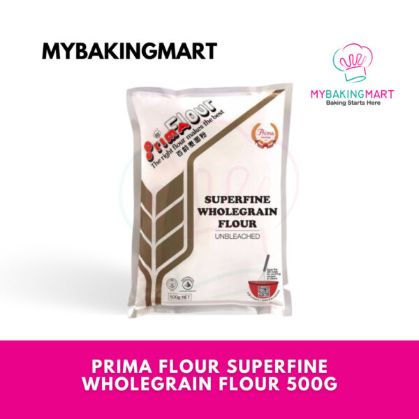 PRIMA FLOUR Superfine Wholegrain Flour (Unbleached) 500g